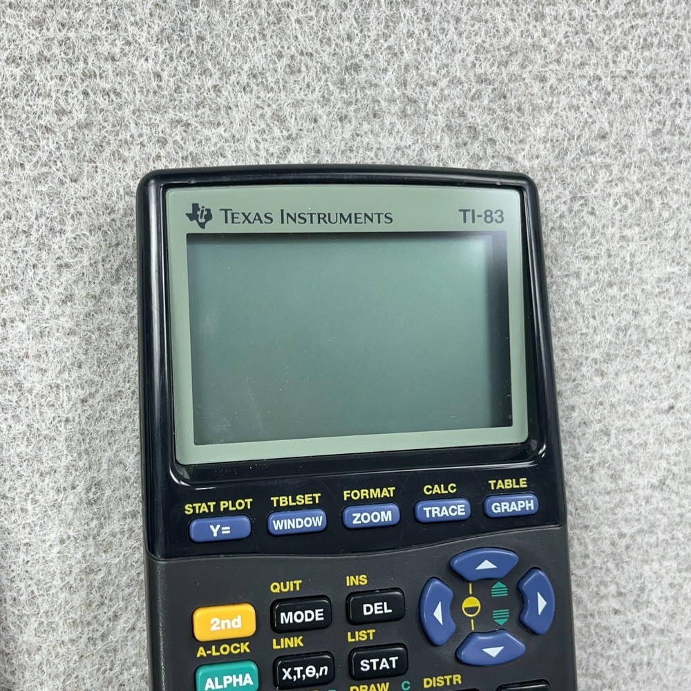 Texas Instruments TI-83 Calculator, With Cover Tested Works A9 - Picture 2 of 6